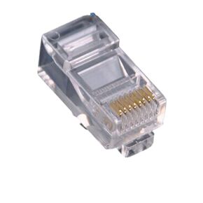 20pcs العملي على الإنترنت محول توصيل Cable Place Cable RJ45 8P8C CAT5E DIY Electronics جديدة للوصول 2025 عالية للجودة