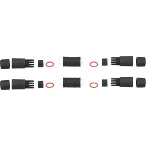 2Pcs Waterproof Coupler Outdoor CAT6 CAT5E CAT5 IP67 Double Head Network Connector Adapter