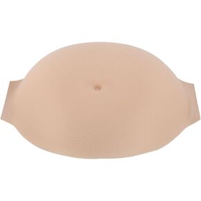 Dioche Fake Pregnant Belly, Sponge Belly Costume Memory Foam Artificial Belly Bump for Parties, Stages, Performances