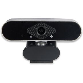 OTM Essentials HD Elite Webcam, Auto Focus Mode, Captures Video up to 1920 x 1080 Pixels, Built-in Microphone, Webcam for PC and Laptops