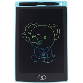 8.5 Inch Colorful LCD Writing Tablet, Toddler Doodle Board Electronic Drawing Writing Pad for Kids, Reusable and Portable Educational and Learning Toys Gifts for 3 4 5 6 7 Year Old Girls Boys (Blue)