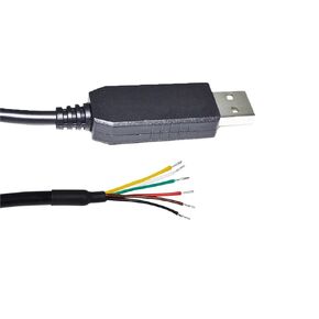 Industrial FT232RL CHIP USB to RS485 Converter 6 CORE 6PIN WE Communication Cable Data A+ B- 120R USB-RS485-WE-5000-BT(8M,Transparent USB Case)