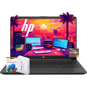 HP G8 15.6" Business Laptop, 16GB RAM, 512GB SSD, AMD Ryzen 5 5500U Processor(Beats i7-1250U), FHD IPS Display, Ethernet RJ-45, SD Card Reader, WiFi 6, Windows 11 Pro, WOWPC Recovery USB