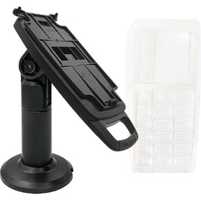 ENS Tailwind Ingenico IPP310/IPP315/IPP320/IPP350 7" Latch and Lock Pole Mount Terminal Stand with Full Device Protective Spill Cover