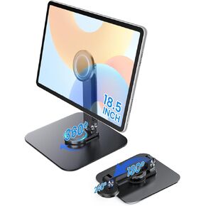 Adjustable Portable Magnetic Monitor/iPhone/Tablet Stand Magnetic Quick-Release - Foldable 10.1 10.5 11 11.6 12 12.5 15.6 17 17.3 18 18.5 inch Portable Monitor iPad Air mini Pro Samsung POS, Kindle