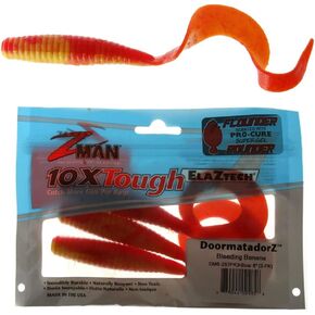 Z-MAN DM6-257PK3 Doormatadorz 6" Bleeding Banana 3 Pack, Multi, One Size