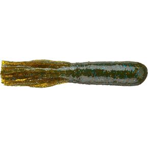 Big Bite Baits 3.5" Tour Tube/Green Pumpkin Blue Flake (10 Pack)