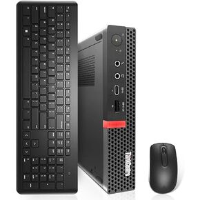 Lenovo Mini ThinkCentre M920q Tiny Desktop Windows 11 Pro Computer PC, Intel 8th gen i5-8500T, 32GB RAM,512GB NVMe SSD+New 1TB SSD, Built-in AX210 Wifi6, Wireless Keyboard Mouse (Renewed)