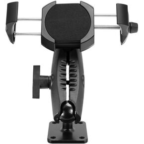 Arkon Mounts Knrm2xampsmet Roadvise Ultra Car Dash Console Wall أو Amps Amps Amps Base Base Phone أو جهاز الكمبيوتر اللوحي
