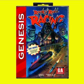 Rock N 'Roll Racing Game Cartridge 16 Bit MD Game مع صندوق بيع بالتجزئة لـ Sega Mega Drive