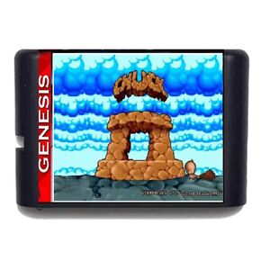 Chuck Rock II 2 16bit game cartridge for Sega Genesis Megadrive video game consoles (Region Free)