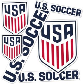 Desert Cactus US Soccer Sticker USMNT United States Men's National Team Decal Vinyl Laptop Water Bottle Car Scrapbook T1 (Type 1-1)
