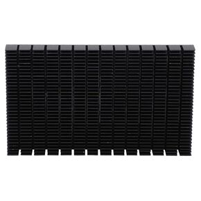 Heat Sink Aluminum Black Cooler - High Performance Radiator, Durable Design for Enhanced Cooling, Ideal for Electronics, Power Supplies, and PCs