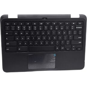 Upper Case Cover Palmrest Keyboard & TouchPad Assembly Replacement for Dell Chromebook 11 3180 3189 3190 Latitude 3180 3189 0H122 00H122