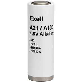 Exell A21PX 4.5V Battery 1306AP 3LR50 6135-99-114-1239 A133 A21 APX21 BA-1098 EN133A EPX21 PC133A PX21 RPX21 V21PX Plus Bolex H16 Movie Camera Praktica EE2 EE3 PLC2 PLC3 VLC VLC2 VLC3