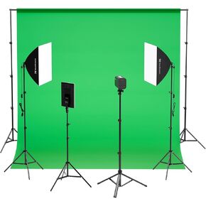 VM33 Streaming Camera, Camera Tripod and VK40 Photography Lighting Kit Bundle, for Livestreaming, Video Content Creation