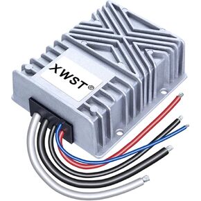 DC DC 24V to 12V 10A to 100A Power Converter Step Down 24 Volt to 12 Volt Buck Regulator Voltage Transformer(60A Aluminum 124)