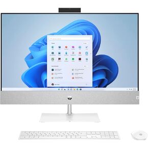 HP Pavilion 27 Touch Desktop 1TB SSD 32GB RAM Extreme (Intel Core i7-11700K Processor 3.60GHz Turbo Boost to 5.00GHz, 32 GB RAM, 1 TB SSD, 27-inch FullHD Touchscreen, Win 11) PC Computer All-in-One
