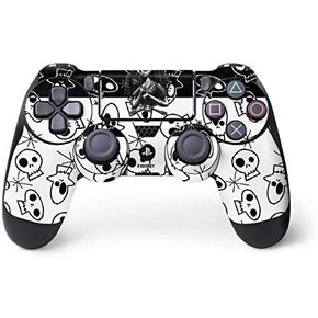 Skinit Skinit Gaming Gaming Skin متوافق مع وحدة تحكم PS4 - ديزني المرخص رسميًا The Nightmare قبل تصميم نمط عيد الميلاد Skellington