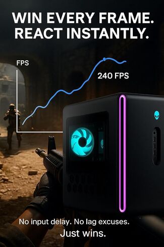 Dell Alienware Aurora R16 Gaming Desktop PC | NVIDIA RTX 5080 16GB GDDR7 | Intel Ultra 9 285k (24-core ، حتى 5.7 جيجا هرتز) | 64GB DDR5 | 8tb SSD | 2TB HDD | Win11 Pro | 1000W PSU لوحة جانبية صافية in Kuwait