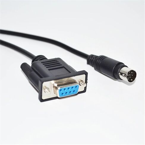 RS232 DB9 9P D-SUB9PIN أنثى إلى MINI DIN 8P MD8P MINIDIN8P محول محول الذكور PLC Cable (3METRES) in Saudi Arabia