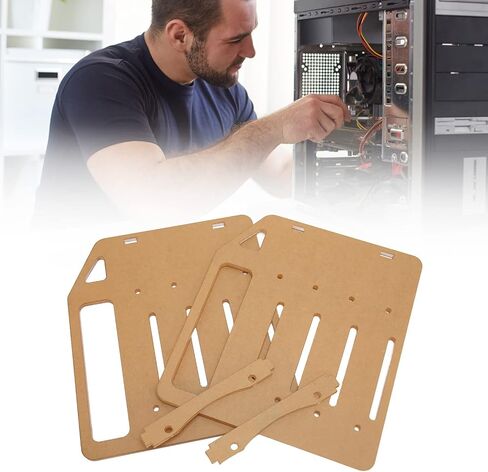 قوس محرك الأقراص الصلبة DIY ، دعم متعدد الطبقة الدعم 3.5 بوصة ، سهلة تثبيت رف الأكريليك متعدد الطبقات ، لسطح المكتب (8 طبقات) in Kuwait