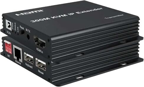 150M HDMI KVM Extender على IP RJ45 CAT5E/6 1080P HDMI USB Ethernet Sextender Switch Switch للوحة مفاتيح الماوس USB (150M NO KVM ، AU PLUP) in Kuwait