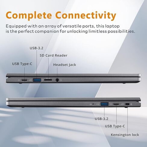 acer Chromebook Plus 514 Laptop with Google AI, Intel 8-Core i3-N305, 8 GB LPDDR5, 512 GB SSD, 14" FHD 1920 x 1080 IPS Touch Screen, Wi-Fi 6E, 1080P Webcam, Chrome OS, 1080p Webcam, Long Battery Life in Saudi Arabia