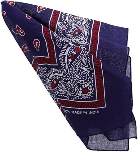 Motique Accessories Two Tone Paisley Bandana - Set of 3 in Saudi Arabia
