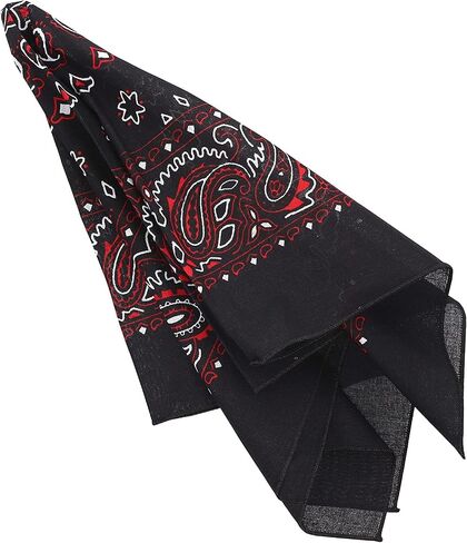 Motique Accessories Two Tone Paisley Bandana - Set of 3 in Kuwait