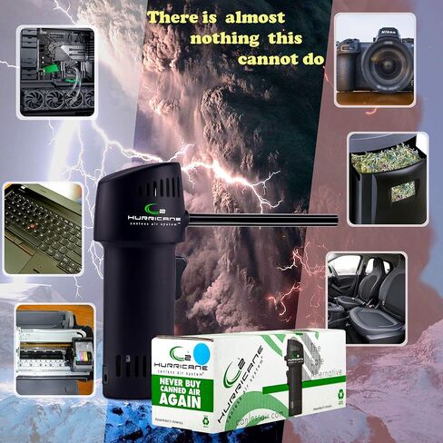 Cordless O2 Hurricane 220+ MPH AIR DUSTERABLE DUSTER و AIR AIR COMPLIST in Kuwait