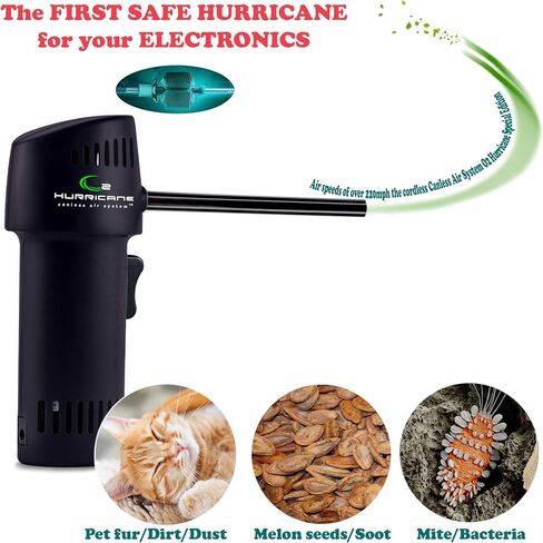 Cordless O2 Hurricane 220+ MPH AIR DUSTERABLE DUSTER و AIR AIR COMPLIST in Kuwait