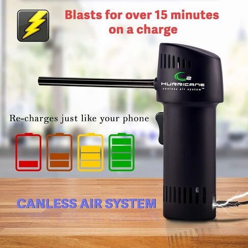 Cordless O2 Hurricane 220+ MPH AIR DUSTERABLE DUSTER و AIR AIR COMPLIST in Kuwait