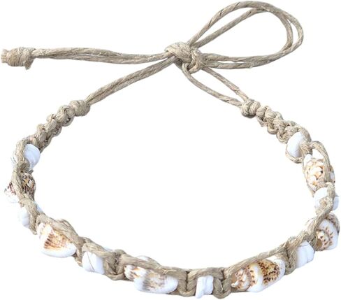 BlueRica Hemp Anklet with Nassa Shells in Saudi Arabia