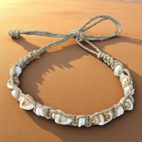 BlueRica Hemp Anklet with Nassa Shells in Saudi Arabia