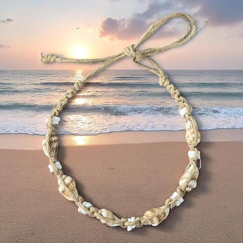 BlueRica Hemp Anklet with Nassa Shells in Saudi Arabia