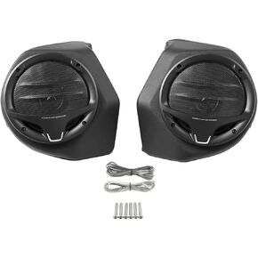 TCMT 6.5" King Tour Pack Rear Speaker Fits For Harley Touring Electra Glide Street Glide Road Glide Ultra Limited Tri Glide 2014-2023
