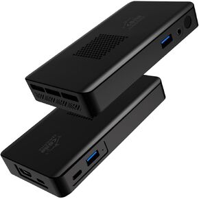 Ai Mini PC Windows11,16GB DDR5 1T SSD VESA Mini Computersfor NAS Home Office, Gaming,Business Small pc Dual HDMI/4K 60Hz/WiFi6/BT5.2/HTPC/Soft Routing/pcdn