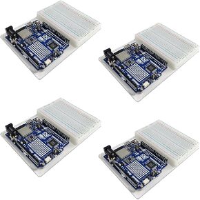 Base Plate Breadboard for Arduino Uno R3/R4 – Base Platform with Integrated Breadboard for Electronics Development