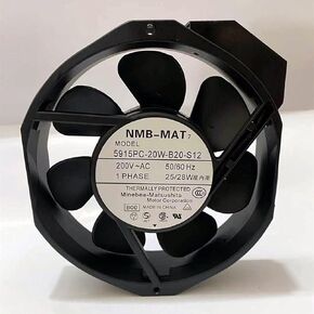 5915PC-20W-B20-S12 Fan 5915PC-20W-B20-S12 200VAC 25/28W 172×150×38mm Cooling Fan