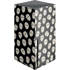 Skinit Decal Gaming Skin Compatible with Xbox Series X Console - Officially Licensed Warner Bros Friday The 13th Doomed Design