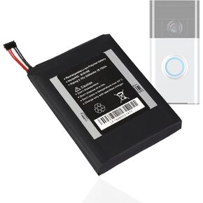 B15169 Replacement for Ring Doorbell Battery: Video Doorbell 1st Gen Battery 5-PIN - Model B15169 Video Doorbell 1st Generation 5000mAh 3.75V