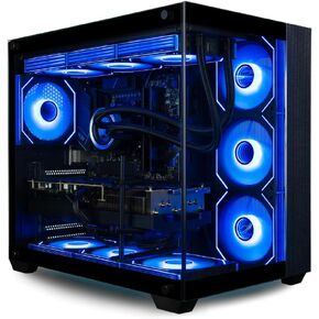 Panorama XL RTX 5090 Gaming Desktop PC - AMD Ryzen 9 9950X3D, 64GB DDR5 5600 RAM, 2TB NVMe Gen4 SSD, WiFi 6E + BT 5.4, HDMI, RJ45, Windows 11 Pro - Best 2025 RGB Prebuilt Tower Computer for Gamers