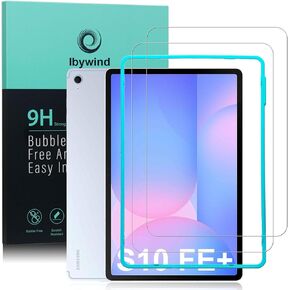 Ibywind For Samsung Galaxy Tab S10 FE+ 13.1" Screen Protector,with 2Pcs Tempered Glass,[Fingerprint Reader,Easy to install]