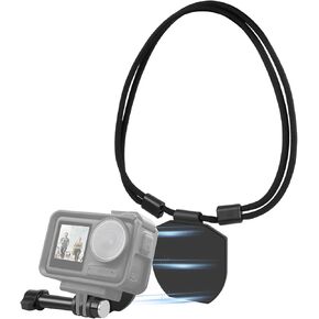 PULUZ Magnetic Neck Holder Mount for GoPro/DJI Action / Insta360 Camera,Magnetic Holder with Quick Release Neck Strap as Accessories for Photography