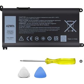 YRDD6 Laptop Battery Replacement for 42Wh Dell inspiron 14 15 3000 5000 Series 3493 3582 3583 3584 3593 3793 5480 5481 5482 5485 5490 7586 5491 5493 5581 5585 5590 5591 5593 5594 5598 Vostro 3491