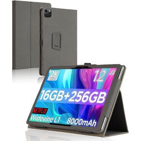 [DAILLF] for Callsky-Tab Ctab 12inch Tablet case,Protective Case with Handheld Band,Easy to Hold,Folding Bracket，Multiple Angles,Portable, Shock Resistant ﻿