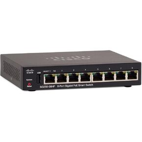 Cisco Refresh SG250-08HP 8-Port GB PoE Smart Switch (SG250-08HP-K9NA-RF) Remanufactured