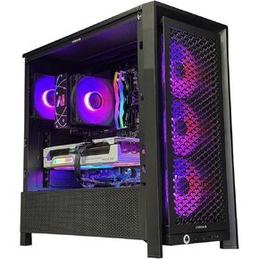 Elite Lite AMD Frame - AMD RX 9070 XT 16GB GDDR6 | Ryzen 5 9600X 3.9 GHz (5.4 GHz Turbo Boost) | 32GB DDR5 6000 | 2TB Gen4 SSD | 850W Gold PSU | ARGB Fans | Wi-Fi + BT | Win 11