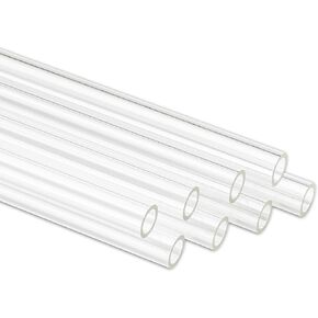 EKWB EK-HD PETG Tube, 10/12mm, 1000mm, Clear, 8-pack